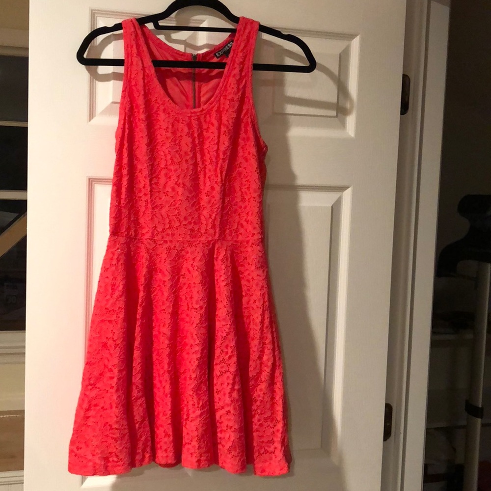 Coral Tank Dress